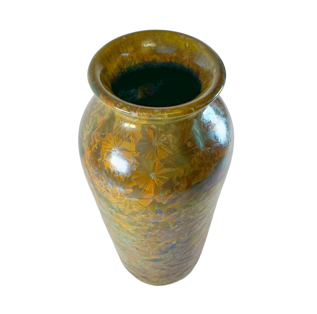 Jim Bozeman Studio Pottery Vase w/ Crystalline Glaze
