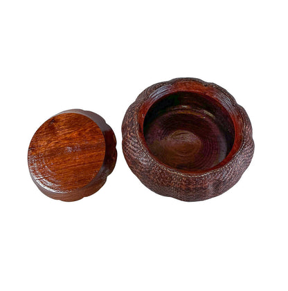 Thai Gold Lacquer Pumpkin w/ Woven Base