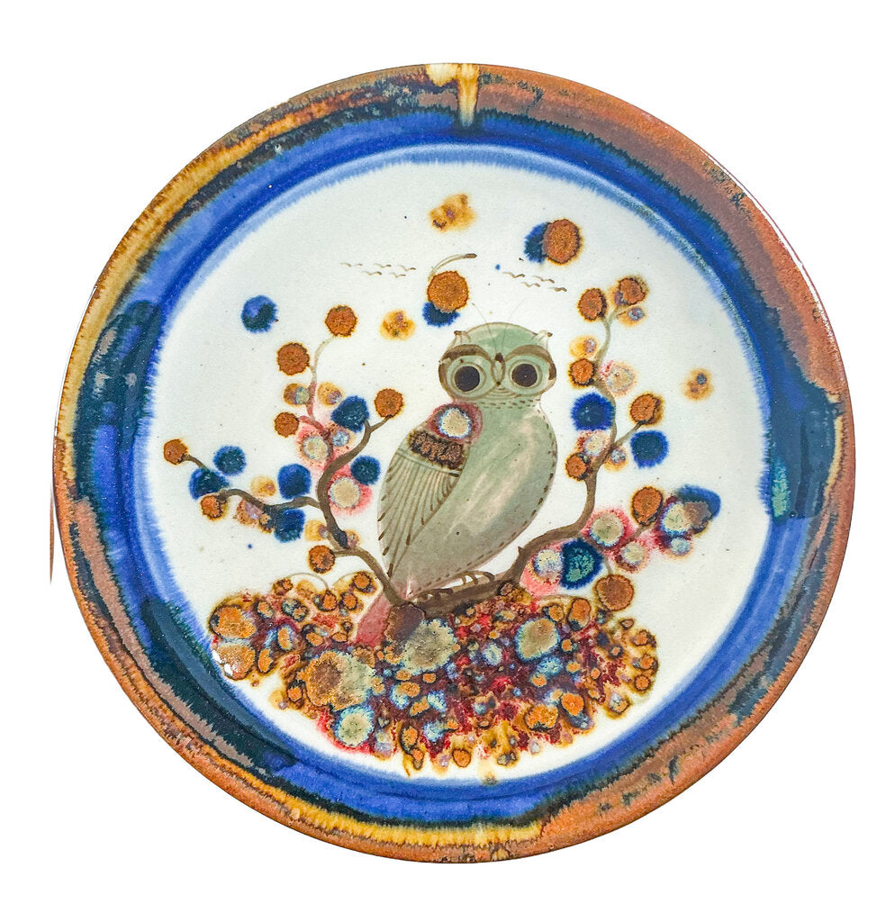 Set of 4 Ken Edwards of Mexico Signed Unique Dinner Plates
