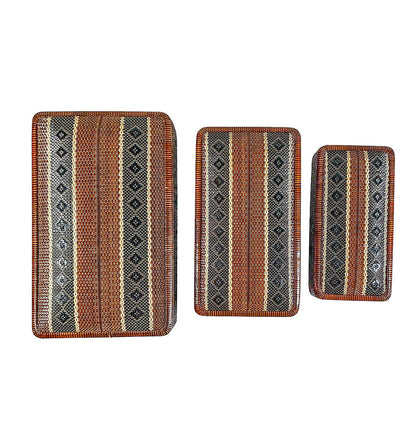 3PC Handwoven Thai Nesting Boxes