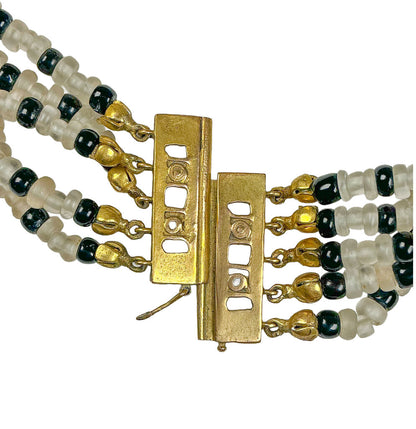 Pre-Columbian Style Sinu Tumbaga Toucan Tooth Necklace