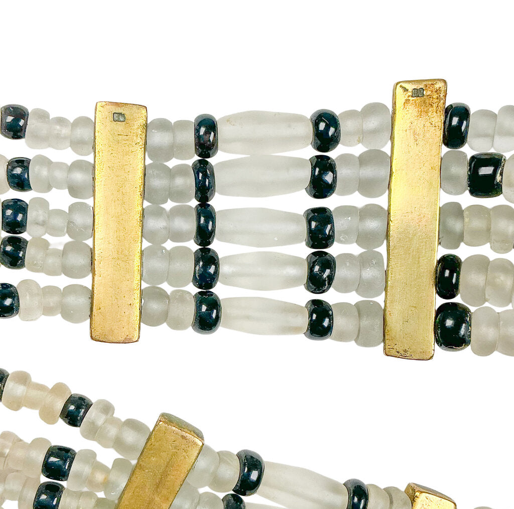 Pre-Columbian Style Sinu Tumbaga Toucan Tooth Necklace