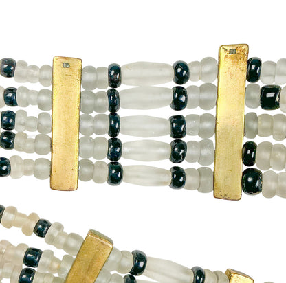 Pre-Columbian Style Sinu Tumbaga Toucan Tooth Necklace