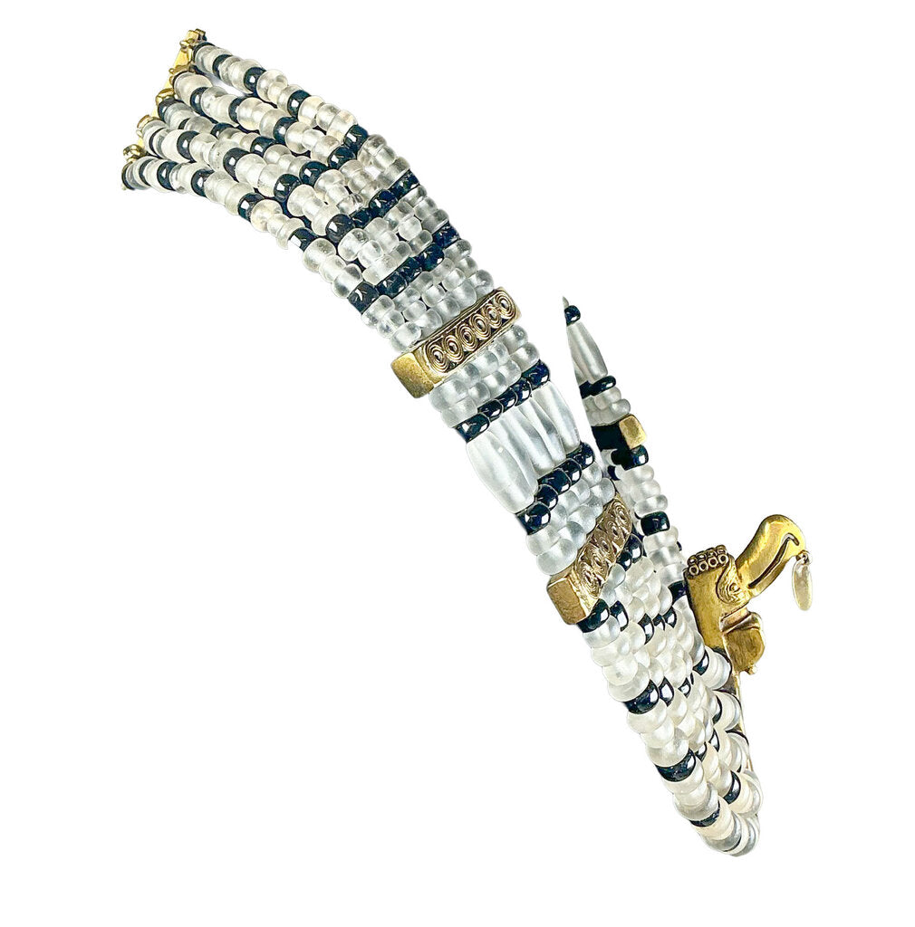 Pre-Columbian Style Sinu Tumbaga Toucan Tooth Necklace