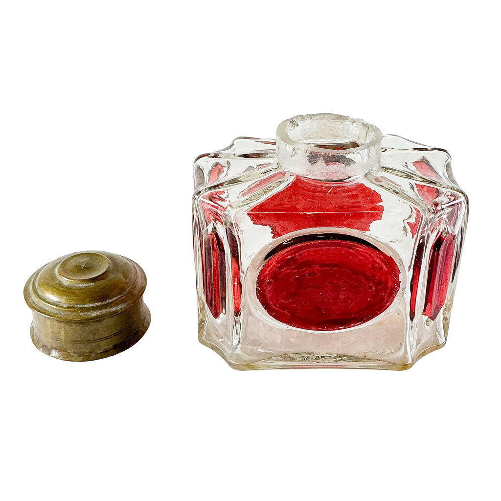 Large Russian Glass Tea Caddies 19c.