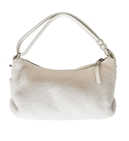 Brunello Cucinelli Faux Shearling Baguette Bag