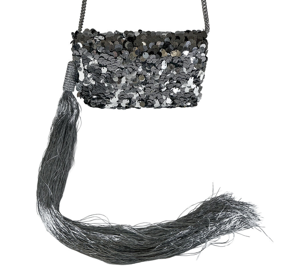 Galvan Disco Tasselled Bag