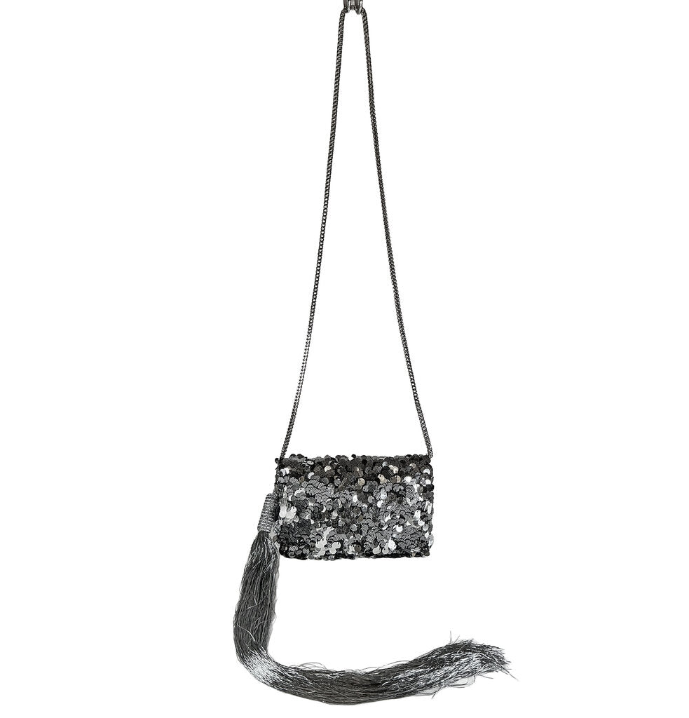 Galvan Disco Tasselled Bag