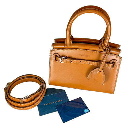 Ralph Lauren Collection Mini RL50 Leather Bage