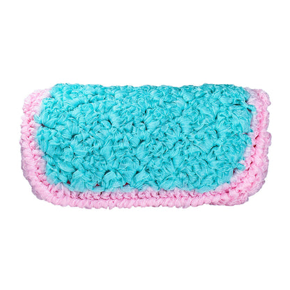 Roger Vivier Pink & Mint Crochet Bag