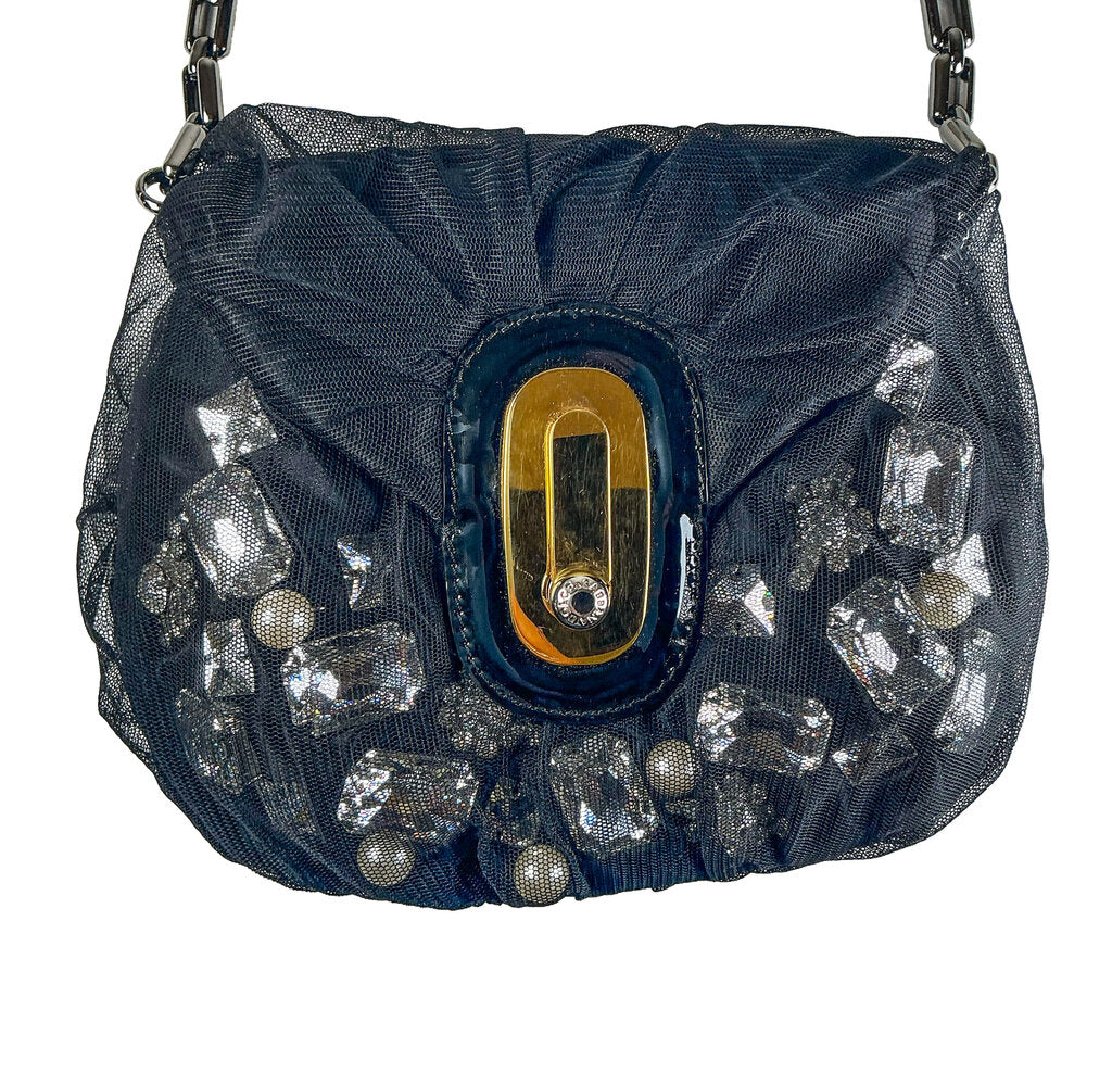 Dolce & Gabanna Vlada Crystal Embellished Evening Bag