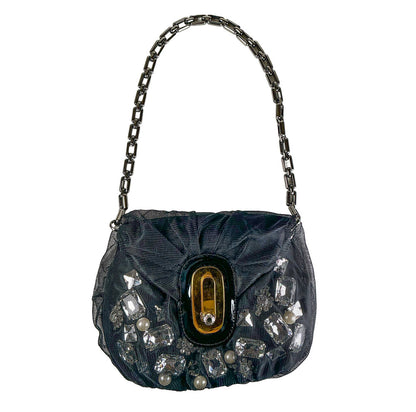 Dolce & Gabanna Vlada Crystal Embellished Evening Bag