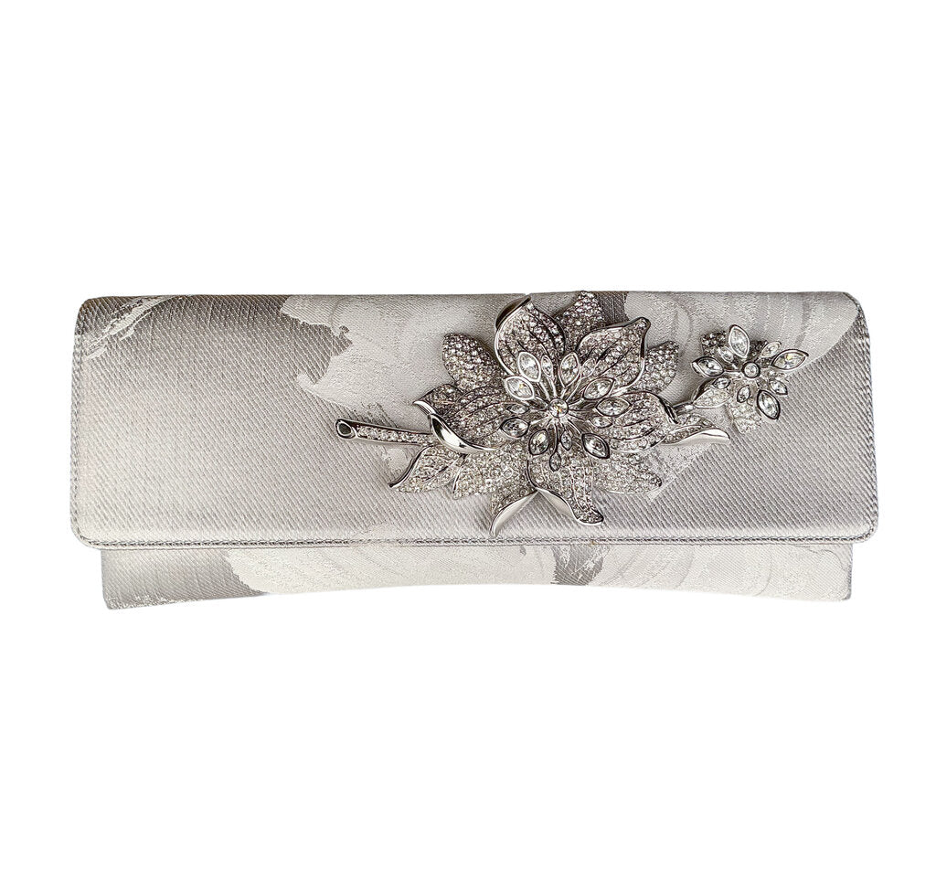 Judith Leiber Silver Evening Clutch (orig $1495)