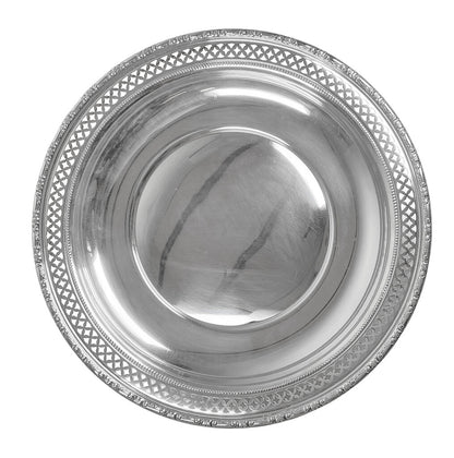 Antique Galt & Bro Sterling Reticulated Trim Bowl