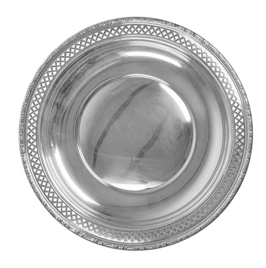 Antique Galt & Bro Sterling Reticulated Trim Bowl