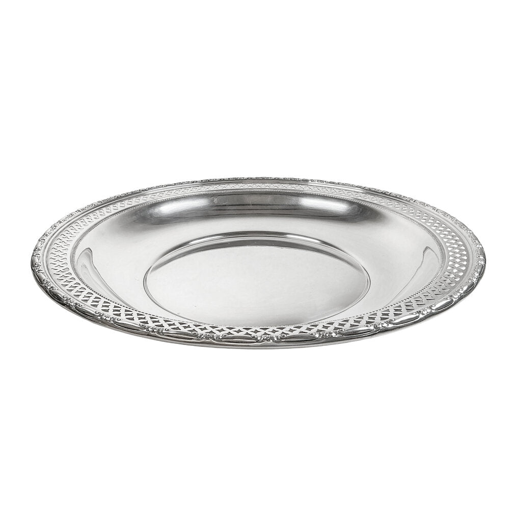 Antique Galt & Bro Sterling Reticulated Trim Bowl