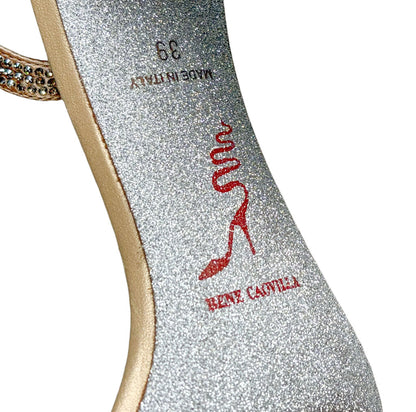Rene Caovilla Crystal Embellished Sandals