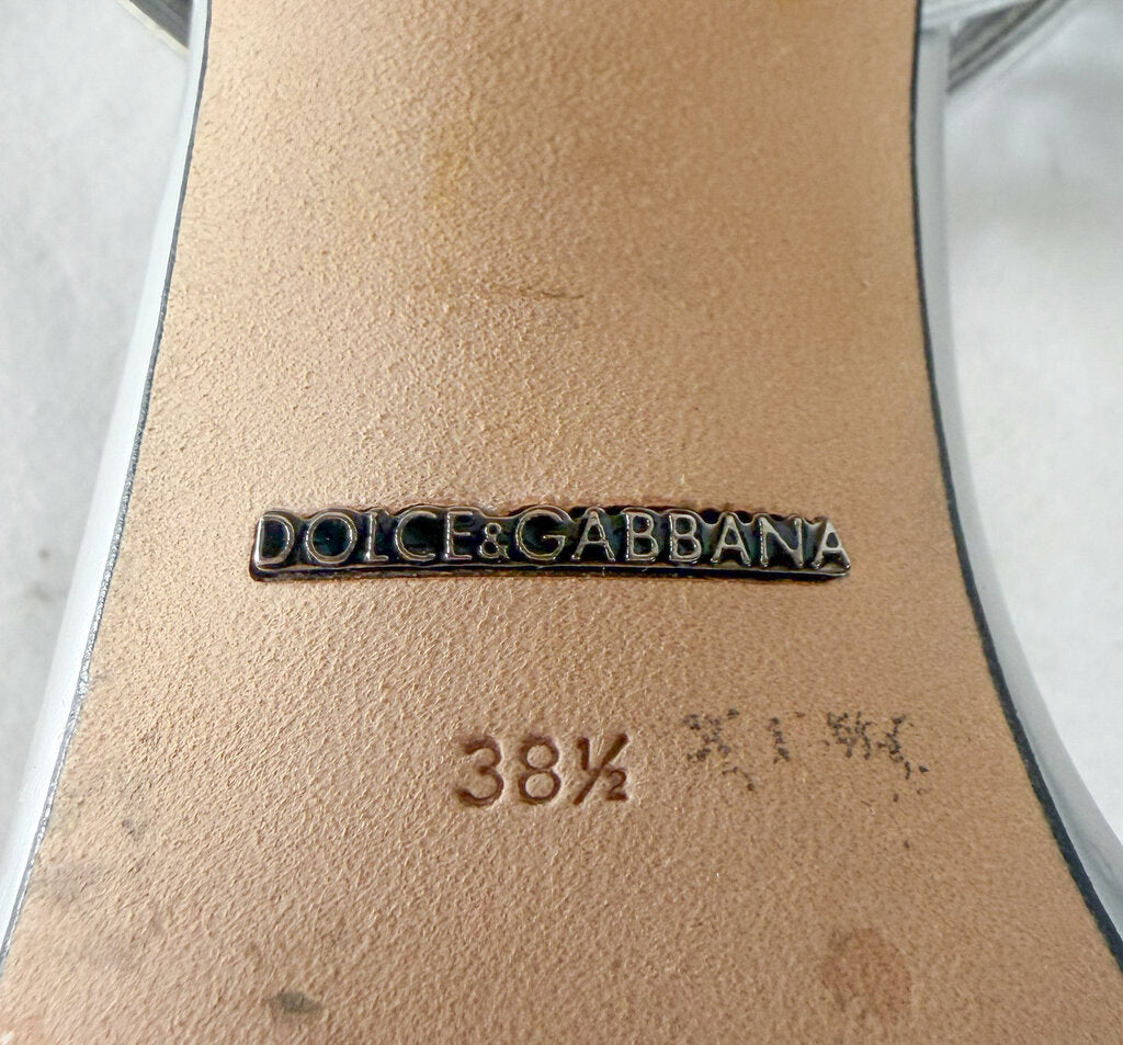 Dolce & Gabanna Mirror Crystal Sandals