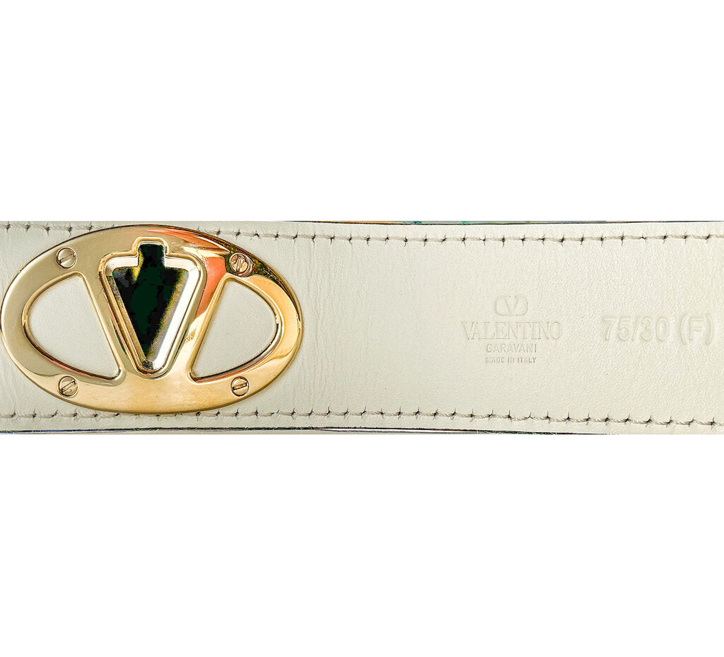 Valentino Garavani V Logo Belt