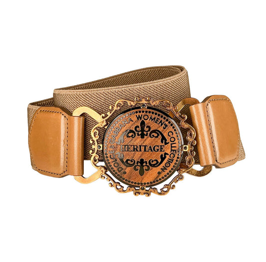 Dolce & Gabanna Heritage Collection Elastic Waist Belt