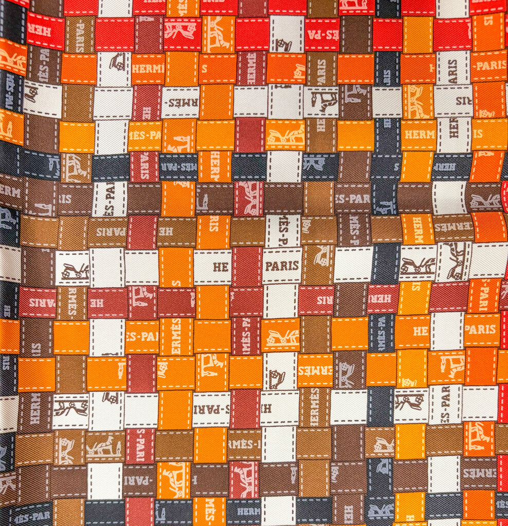 Hermes Bolduc au Carre Silk Scarf