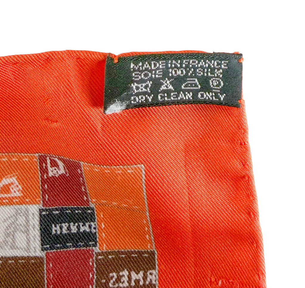 Hermes Bolduc au Carre Silk Scarf