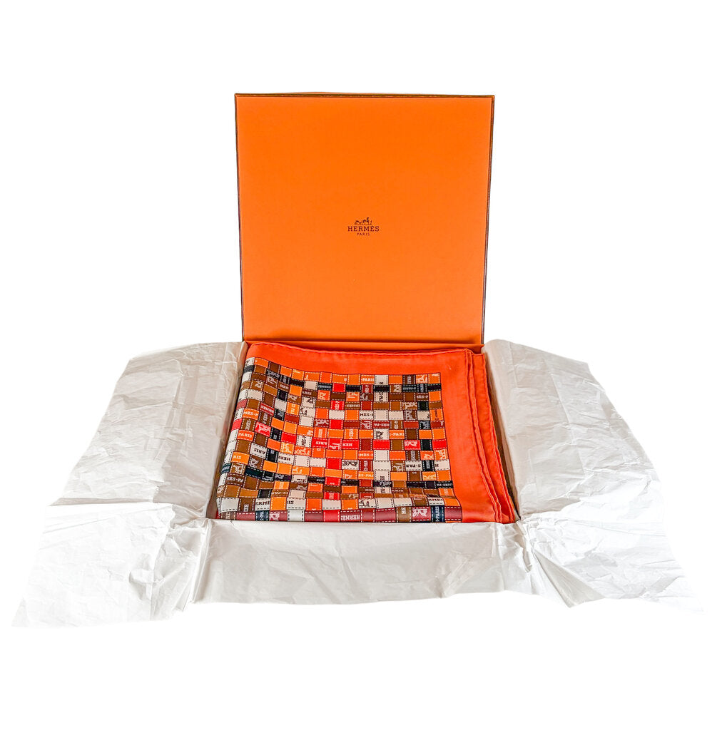 Hermes Bolduc au Carre Silk Scarf