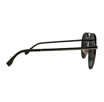 Fendi Gunmetal Aviator Sunglasses