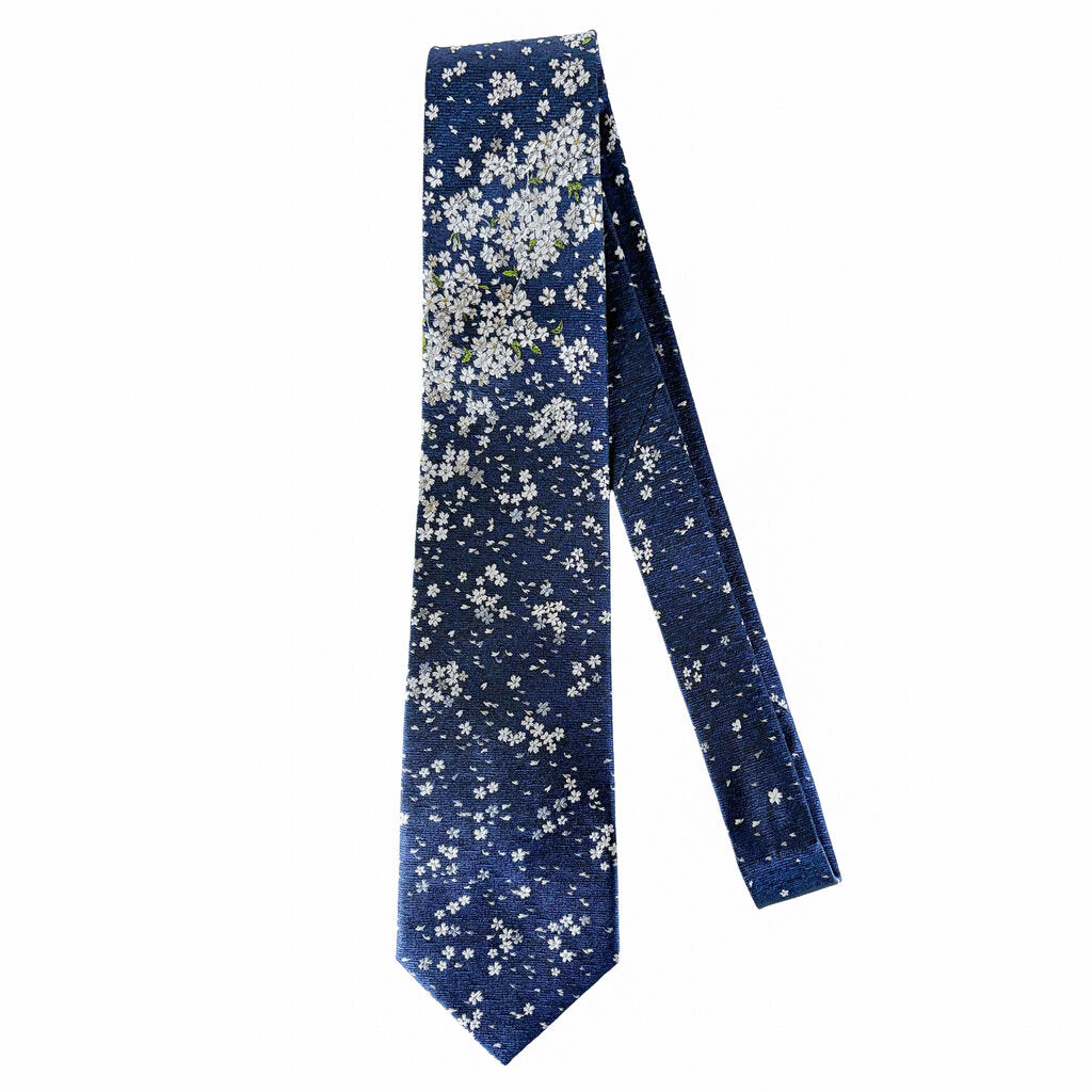 Ginza Taya Blossom Silk Tie