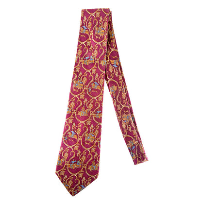 Salvatore Ferragamo Medival Hunt Silk Tie
