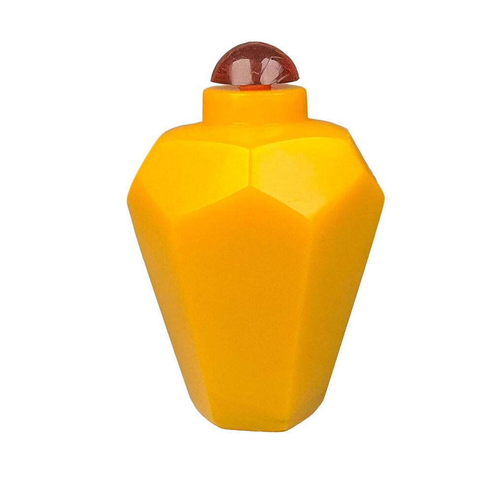 Imperial Yellow Peking Glass Snuff Bottle