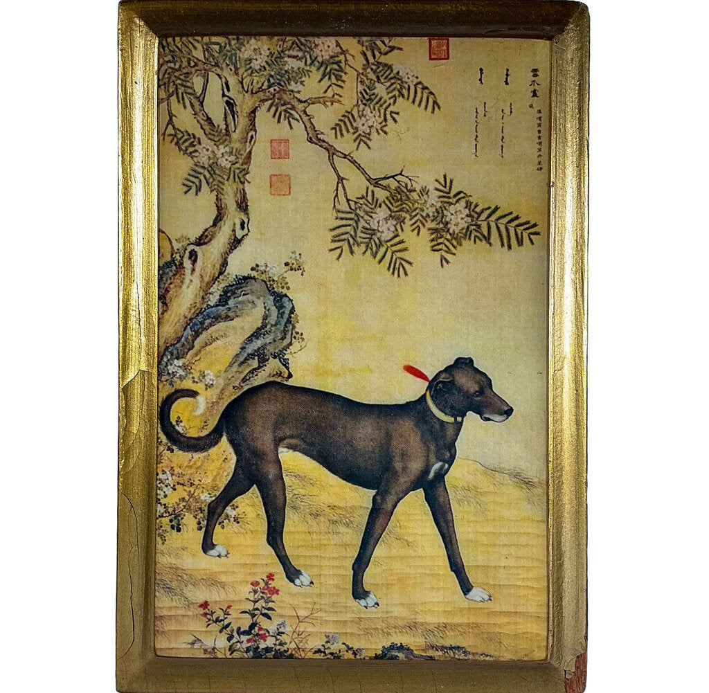 3PC "Ten Famous Dogs" Lang Shining, prints