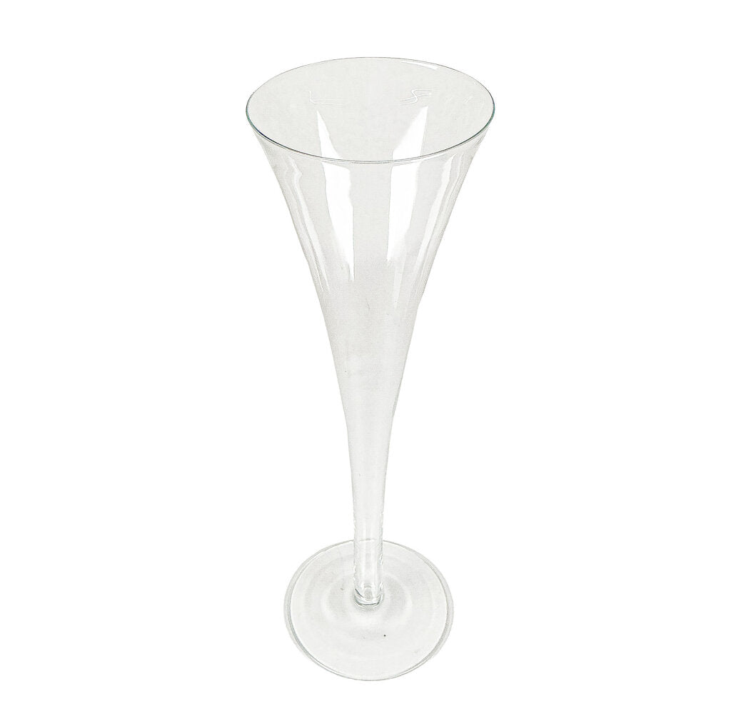 8 PC Tiffany & Co Trumpet Crystal Hollow Stem Champagne Flutes