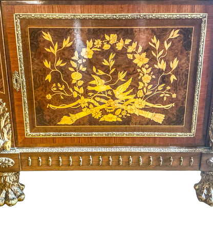 Louis XVI Style Marble Topped Commode. Early 20thc.