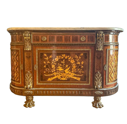 Louis XVI Style Marble Topped Commode. Early 20thc.