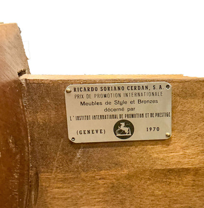 Ricardo Soriano Cerdan. Louis XV Style Bombe Chest