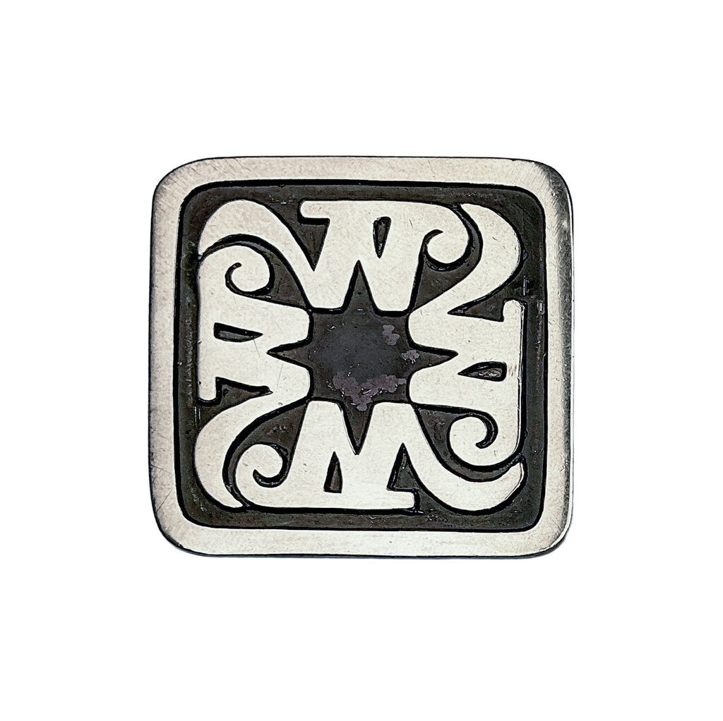 Bernice Goodspeed Taxco Mexico Modernist Sterling/Enamel Brooch