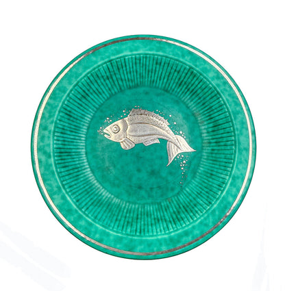 Gustavsburg Argenta W. Kage Fish Motif Dish 6"