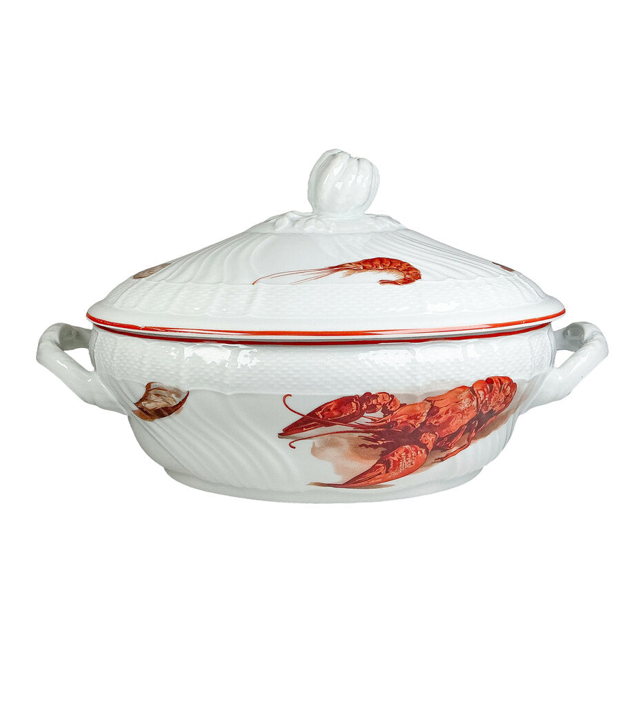 Vintage Ginori Lobster Soup Tureen