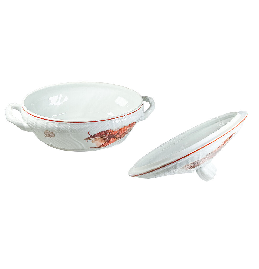 Vintage Ginori Lobster Soup Tureen