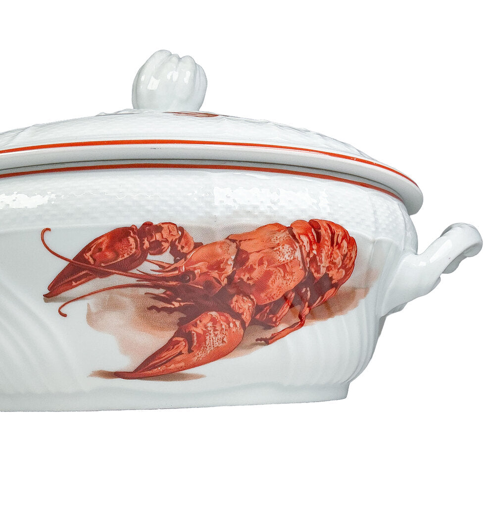 Vintage Ginori Lobster Soup Tureen