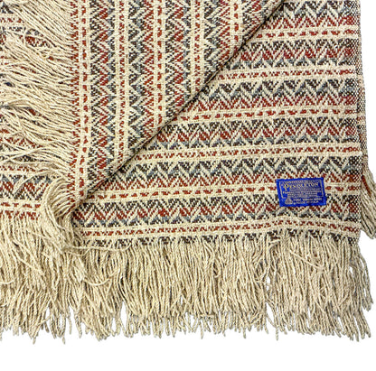 Pendleton Fringed Wool Throw Blanket