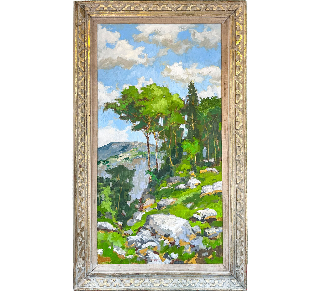 M.E. Miller. Shenandoah Valley of Virginia.Oil on Masonite.