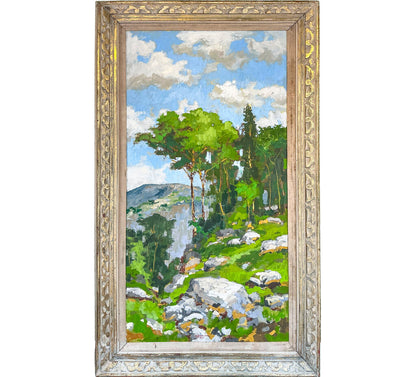 M.E. Miller. Shenandoah Valley of Virginia.Oil on Masonite.