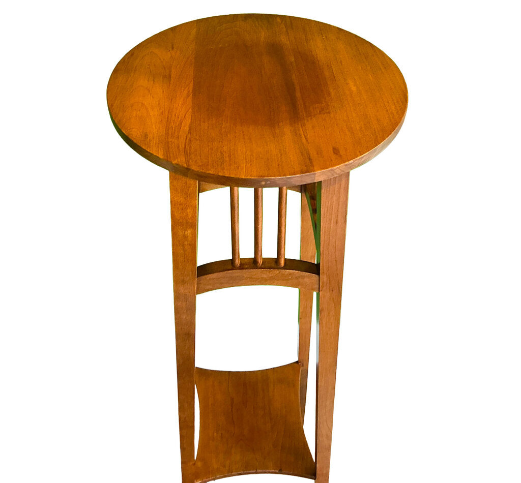 Ethan Allen Oak Mission Style Plant Stand