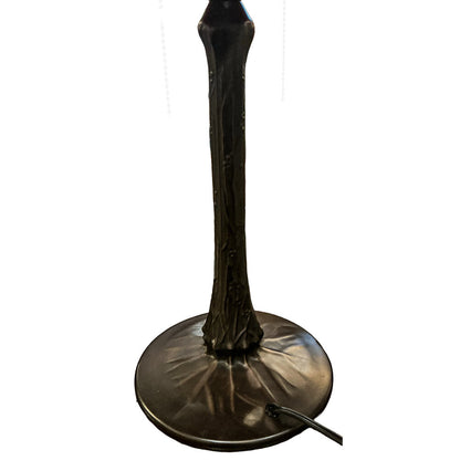 In the Style of Tiffany Stained Glass Art Nouveau Lamp