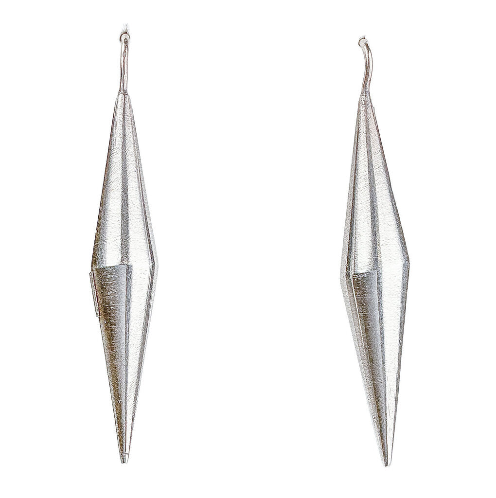 Agnes Seebass Silver Spiked Earrings
