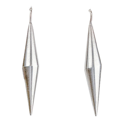 Agnes Seebass Silver Spiked Earrings