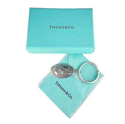 Tiffany & Co Silver World Keyring