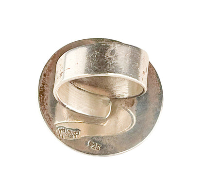 MOP & Sterling Silver Ring, Adjustable